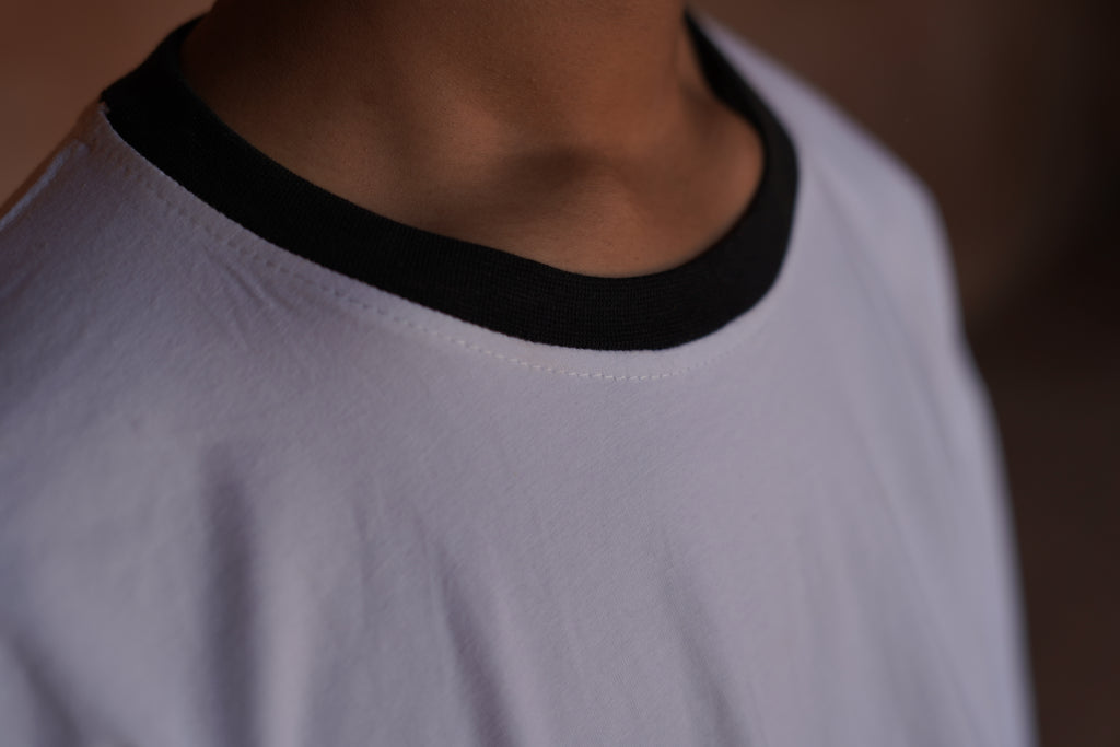 Bloom - White Oversized Boxy Fit Unisex T-Shirt