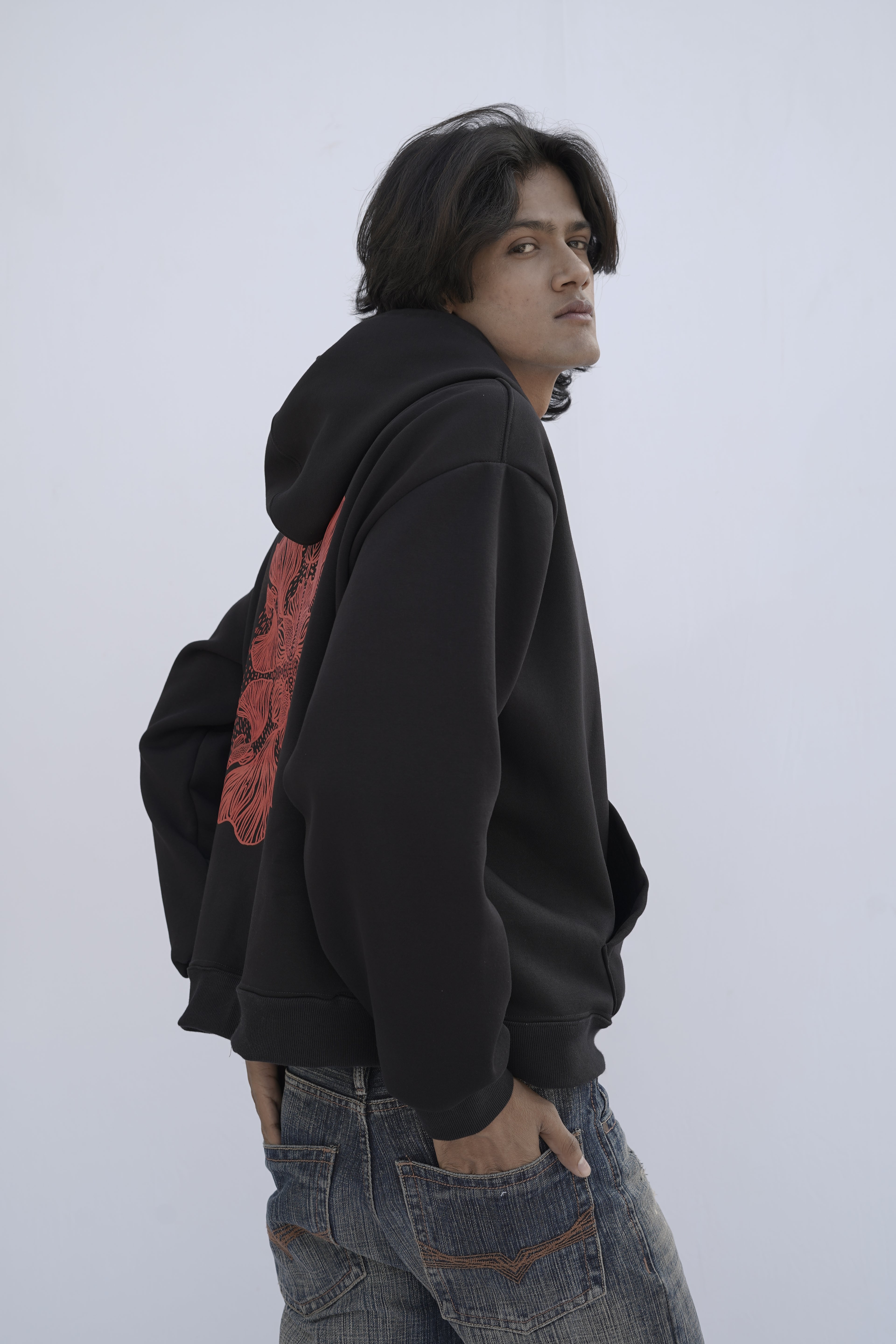 Duality Oversized Box Fit Unisex Hoodie